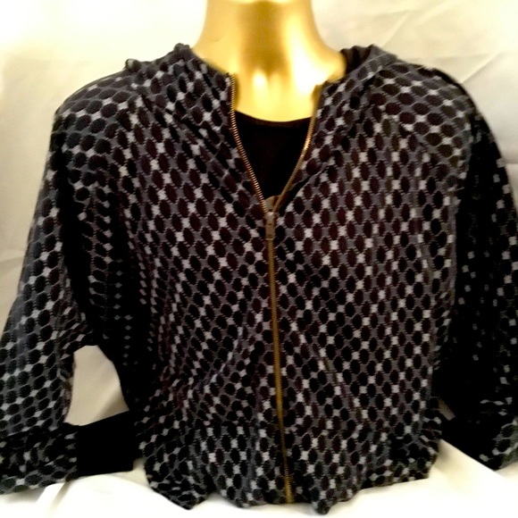 Heritage 1981 zipper hoodie with black and white dollar signs - Picture 1 of 11